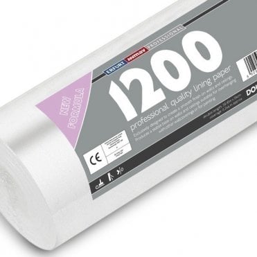 1200 Grade Lining Paper Double Roll 20m from Erfurt MAV