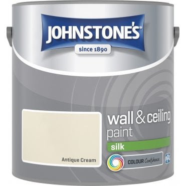 Antique Cream Silk Emulsion Paint Can