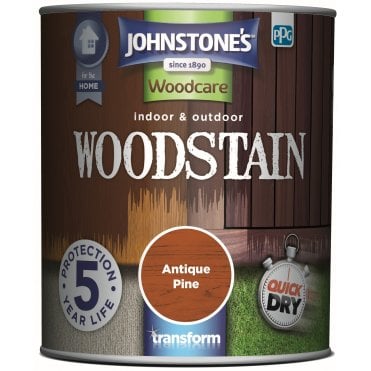 Antique Pine Satin - Johnstone's Indoor & Outdoor Woodstain 750ml