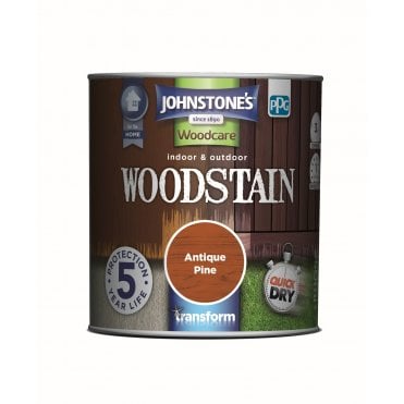 Antique Pine Satin - Johnstone's Indoor & Outdoor Woodstain 250ml