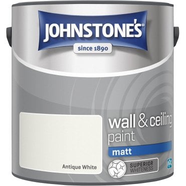 Antique White Matt Emulsion - Johnstones Wall and Ceiling Paint