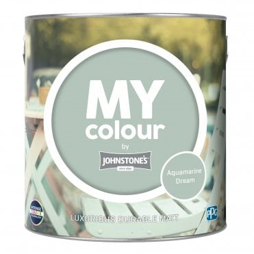 MY Colour | Aquamarine Dream Durable Matt Emulstion Paint 2.5L Can | Johnstone's Paint from PPG