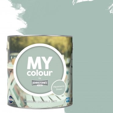 MY Colour | Aquamarine Dream Durable Matt Emulstion Paint 2.5L Colour | Johnstone's Paint from PPG
