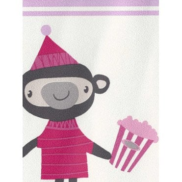 Bambino Circus Pink Border by Galerie 245400