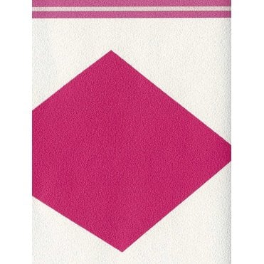 Bambino Diamond Pink Border by Rasch 247909