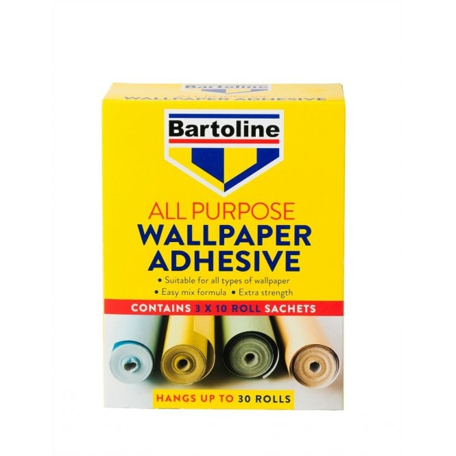 Bartoline All Purpose Wallpaper Adhesive - LARGE 3 BAG BOX