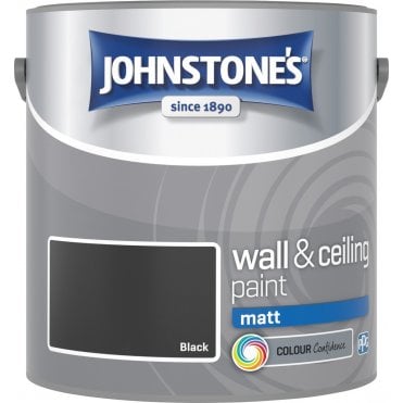 Black Matt Johnstones Paint Can