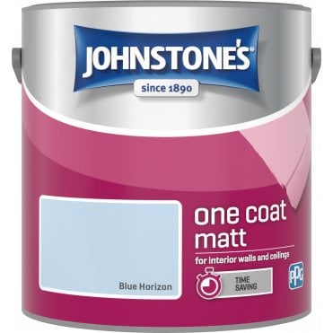 Blue Horizon Matt Emulsion - Johnstones One Coat Wall And Ceiling Paint