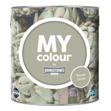 MY Colour | Boulder Lichen Durable Matt Emulstion Paint 2.5L Can | Johnstone's Paint from PPG
