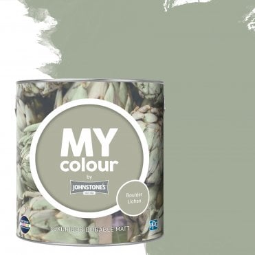 MY Colour | Boulder Lichen Durable Matt Emulstion Paint 2.5L Colour | Johnstone's Paint from PPG
