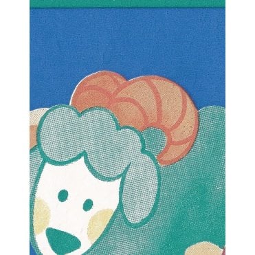 Bunny Blue Border by Coloroll 500261