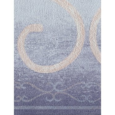 Callisto Ombre Scroll Purple Border by Ideco 23101