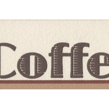 Cappuccino Coffee Cream / Brown Self Adhesive Border by AS Creation 2808-17