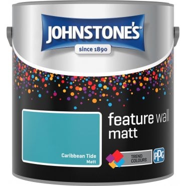 Caribbean Tide Feature Wall Matt Johnstones Paint Can