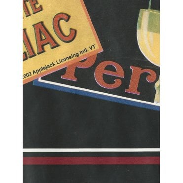 Imperial Close Up | Champagne Popping Black / Gold Wallpaper Border B63500
