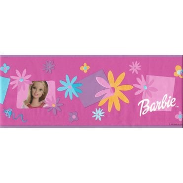Classic Barbie Springthing Pink Border by Vymura 19-196