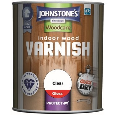 Clear Gloss - Johnstone's Interior Wood Varnish 750ml