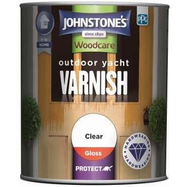 Clear Gloss - Johnstone's Outdoor Yacht Varnish 750ml