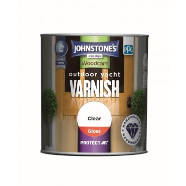 Clear Gloss - Johnstone's Outdoor Yacht Varnish 250ml