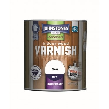 Clear Matt - Johnstone's Interior Wood Varnish 250ml
