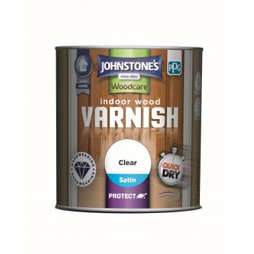 Clear Satin - Johnstone's Interior Wood Varnish 250ml