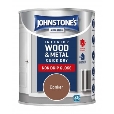 Conker Quick Dry Gloss - Johnstones Interior Wood & Metal Paint