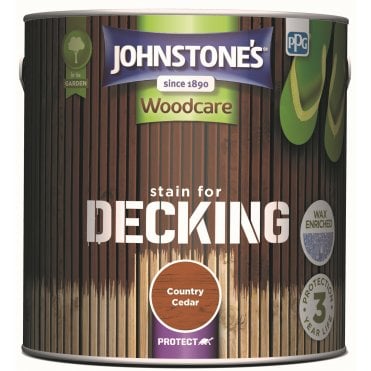Country Cedar - Johnstone's Stain For Decking 2.5L