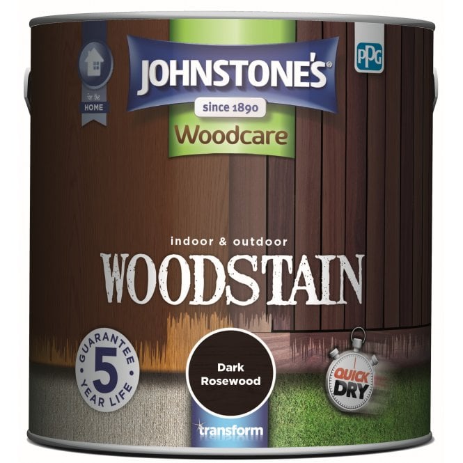 Dark Rosewood Satin - Johnstone's Indoor & Outdoor Woodstain