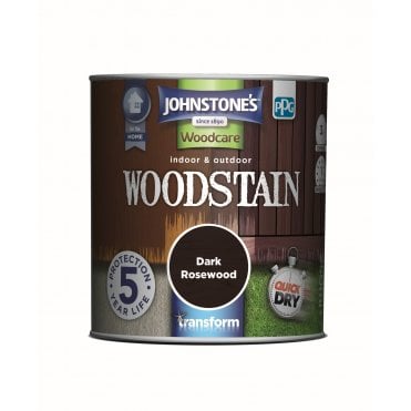 Dark Rosewood Satin - Johnstone's Indoor & Outdoor Woodstain 250ml