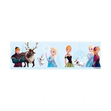Disney Frozen Blue Self Adhesive Wallpaper Border by Galerie FR3503-1