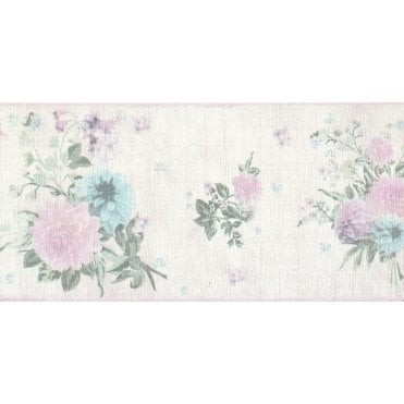 Djooz Shabby Chic Pink Floral Border by AS Creation 35876-1
