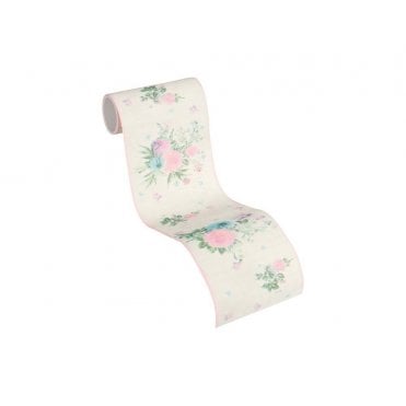Djooz Shabby Chic White Floral Border by AS Creation 35876-5