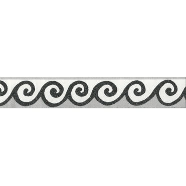 Einzelbett Scroll Narrow Mono Border By AS Creation 34323-1