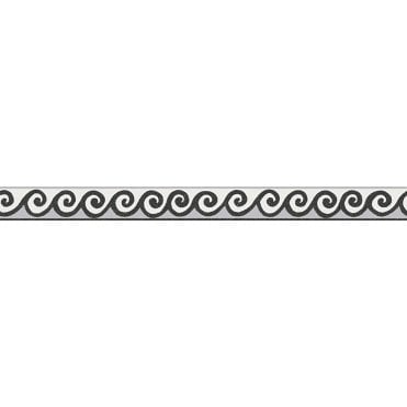 Einzelbett Scroll Narrow Mono Border by AS Creation 34323-1
