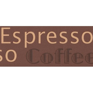 Espresso Coffee Brown / Beige Self Adhesive Border by AS Creation 2662-24