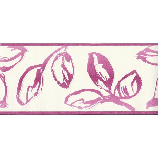 Esprit 7 Leaf Pink / White Border by AS Creation 2646-26