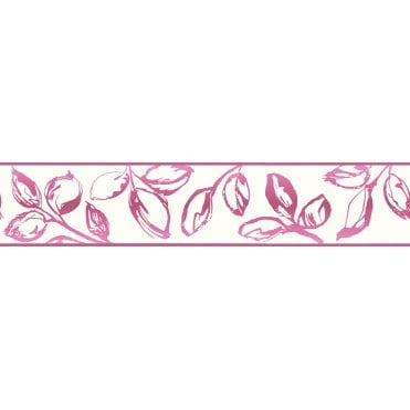 Esprit 7 Leaf Pink / White Border By AS Creation 2646-26