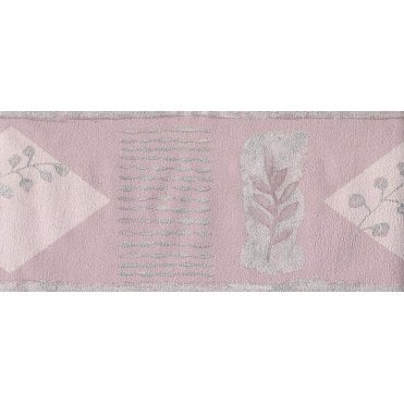 Evento Leaf Blush Pink Border by Rasch 478754