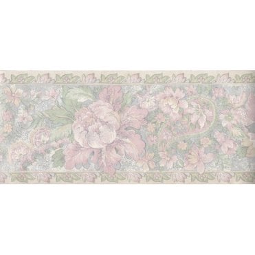 Fleurie Pastel Floral 10 Metre Border by John Wilman 189046