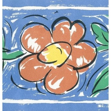 Floral Sketched Narrow Multi Border by Linda Beard 55970