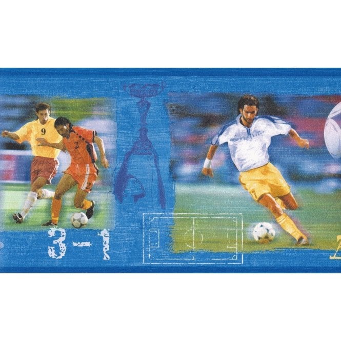 Football Blue Border by AS Creation 9460-10