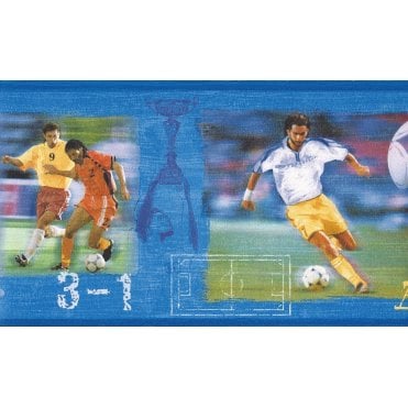 Football Blue Border by AS Creation 9460-10