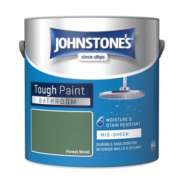 Forest Stroll Soft Sheen Emulsion - Johnstones Bathroom Mid Sheen Wall and Ceiling Paint