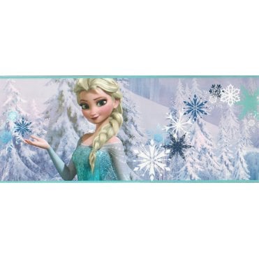 Frozen Snow Queen Self Adhesive Border by Graham & Brown 90-066