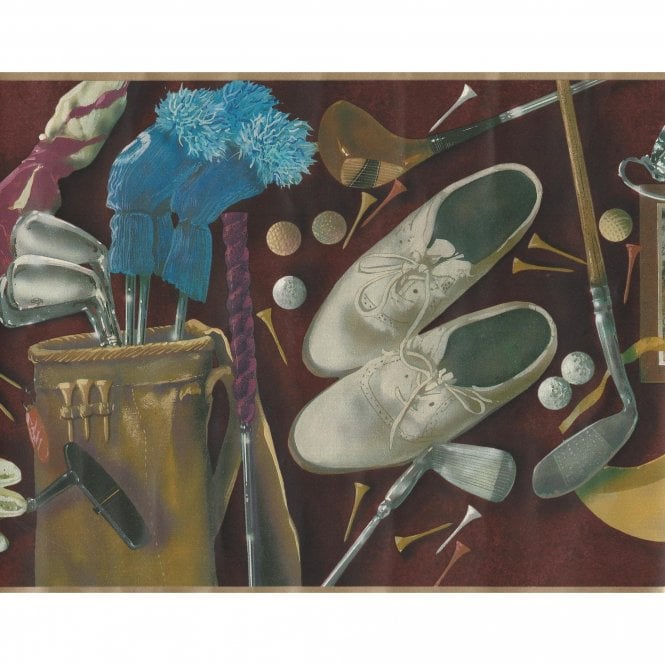Golf Burgundy Border By Imperial 241B63512