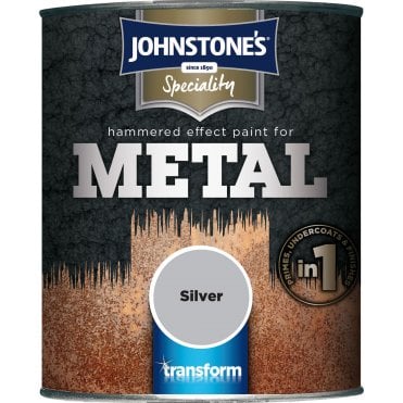 Hammered Paint For Metal Silver - Johnstone's Speciality Paint