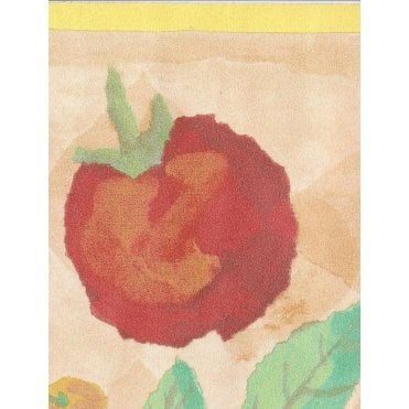 Handpainted Fruit Vinyl Border by Crown 84084