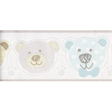 Happy Kids Pale Pastels Teddy Bear Border by P+S International 05577-10