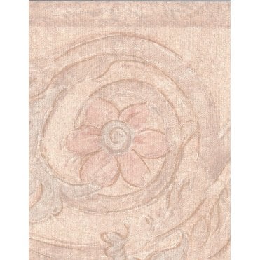 Italy Scroll Soft Peach 10 Metre Border by Coloroll 205463
