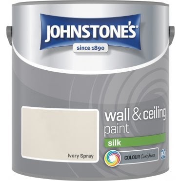 Ivory Spray Silk Johnstones Paint Can